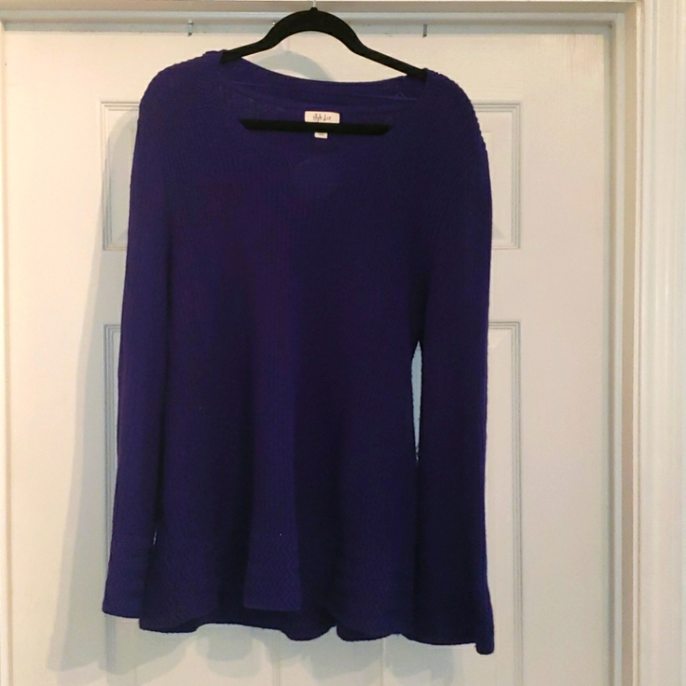 Purple Knit Sweater